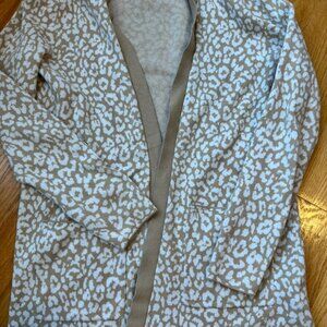 J. Crew Neutral Leopard Print Open  Cardigan